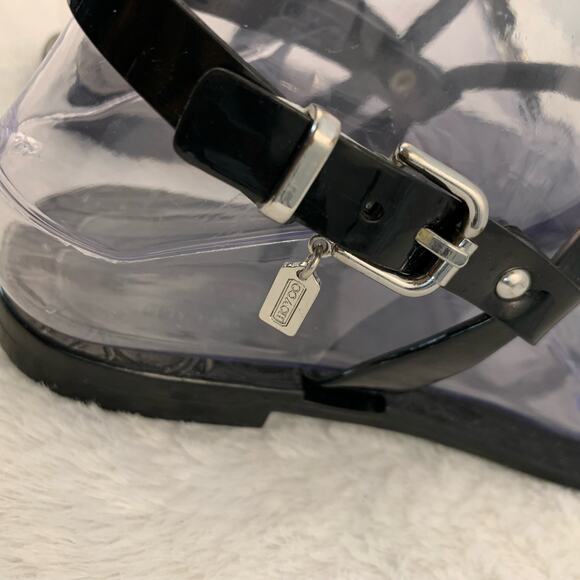 Coach Women's Pansy Thong Jelly Sandals Size 6 - Picture 5 of 7